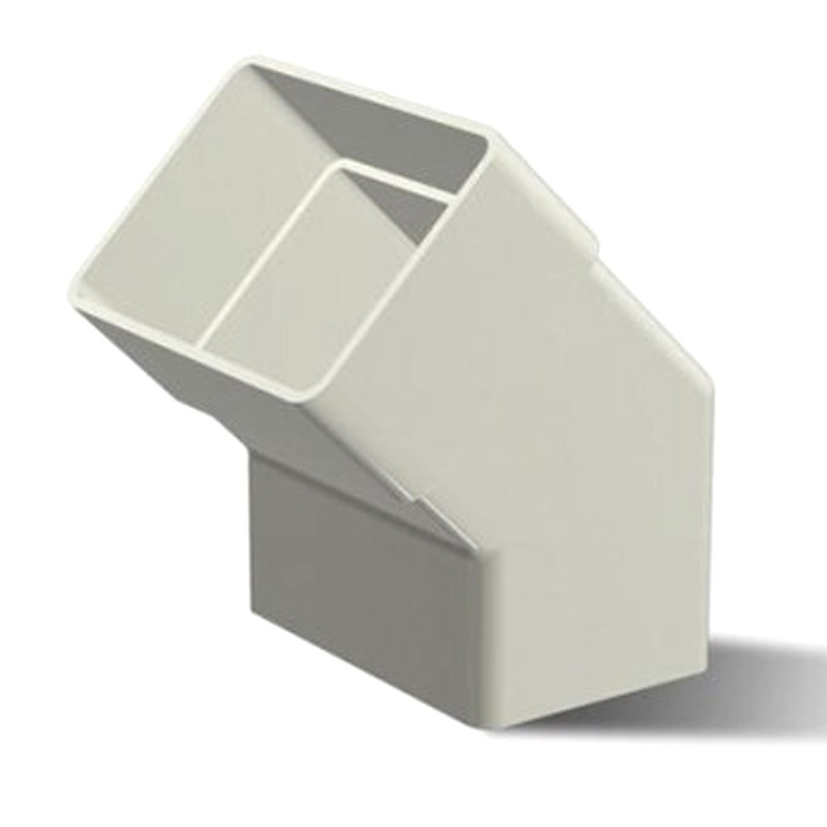 Fırat Plastik PVC Yağmur Oluğu Dirseği 45lik 8x8cm