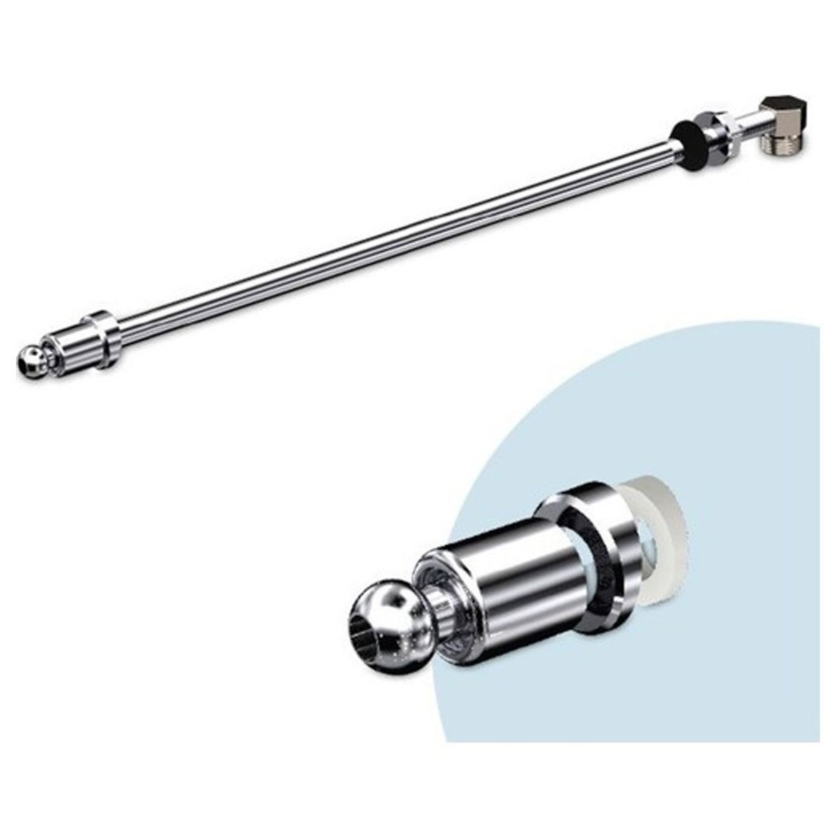 Cihan Metal Uzun Klozet Taharet Borusu Metal 37cm