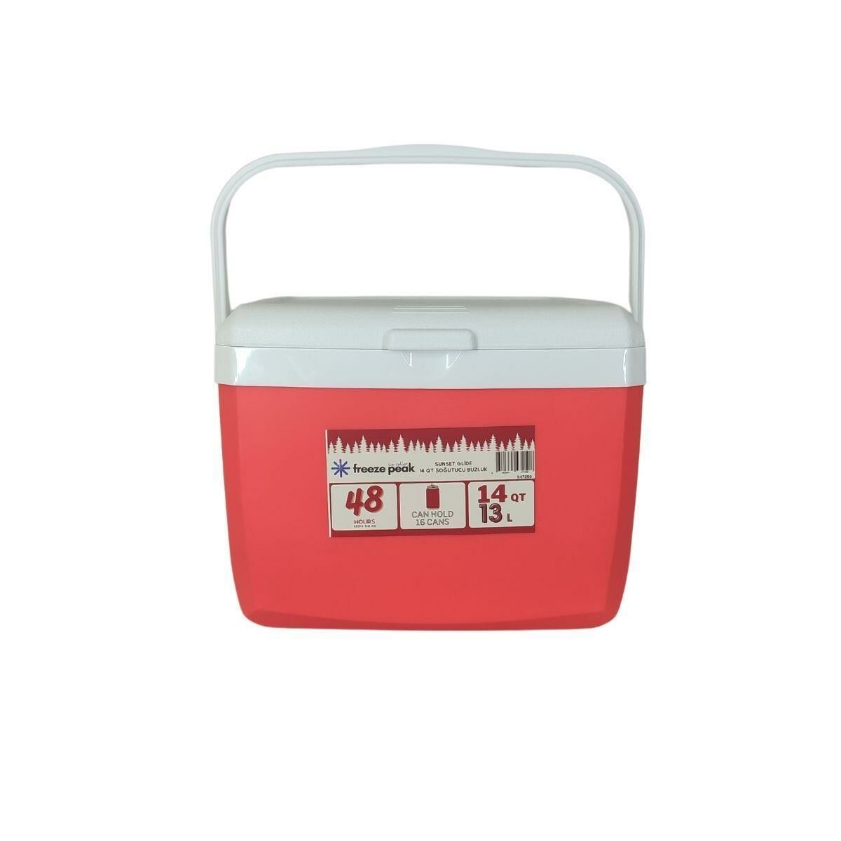 Freeze Peak 13 L Soğutucu Buzluk 14 QT Kırmızı