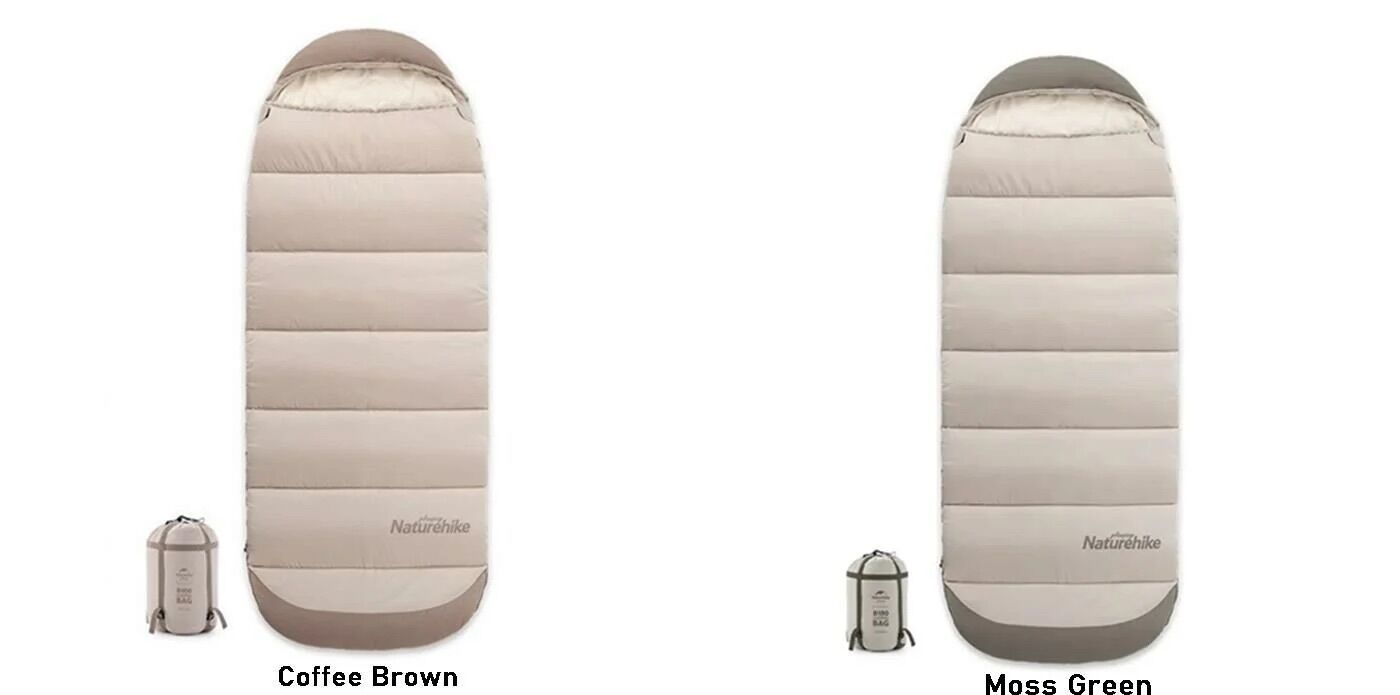 Naturehike Feeder B180 Cotton Uyku Tulumu -8°C Yeşil Right