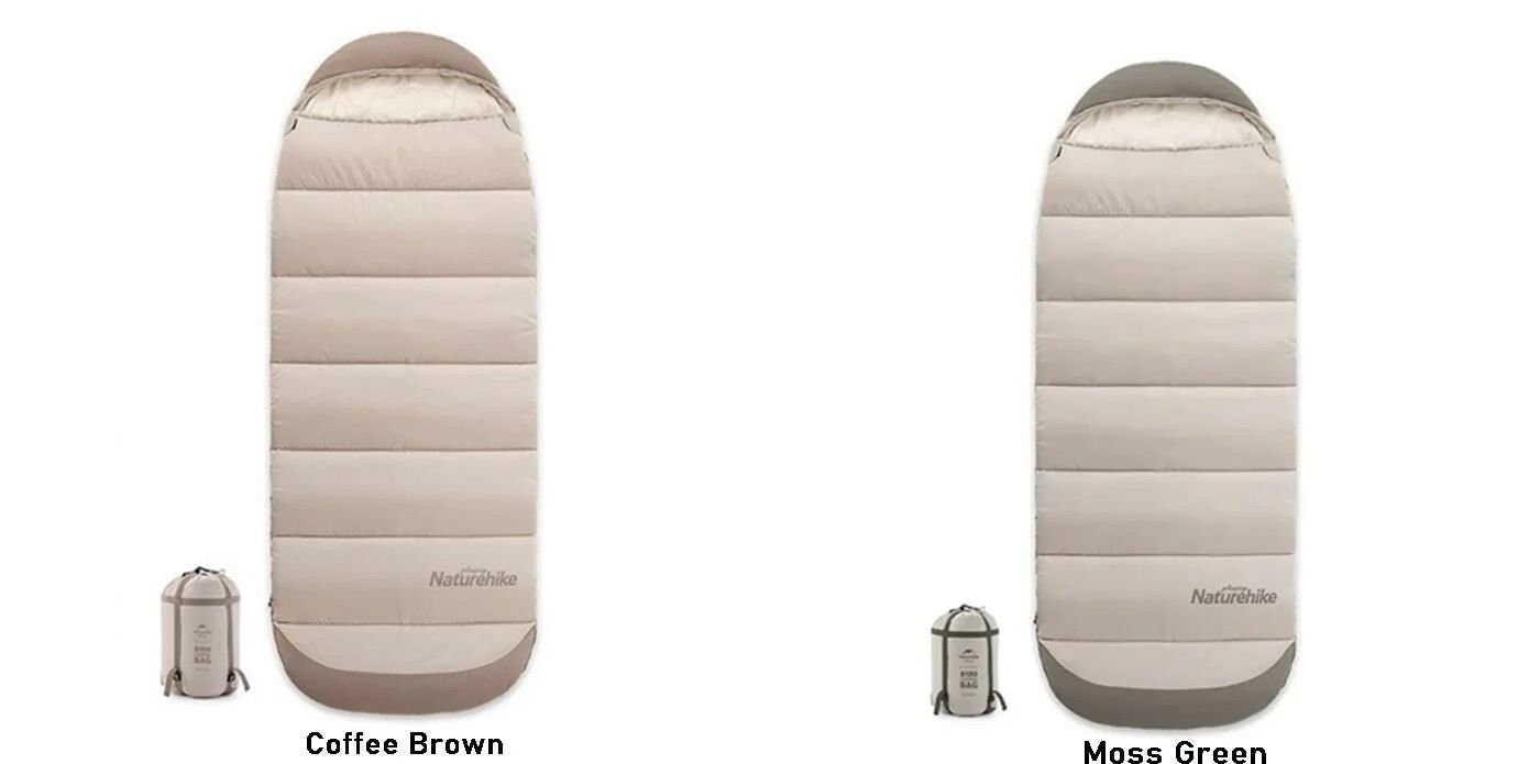Naturehike Feeder B300 Cotton Uyku Tulumu -13°C Yeşil Left