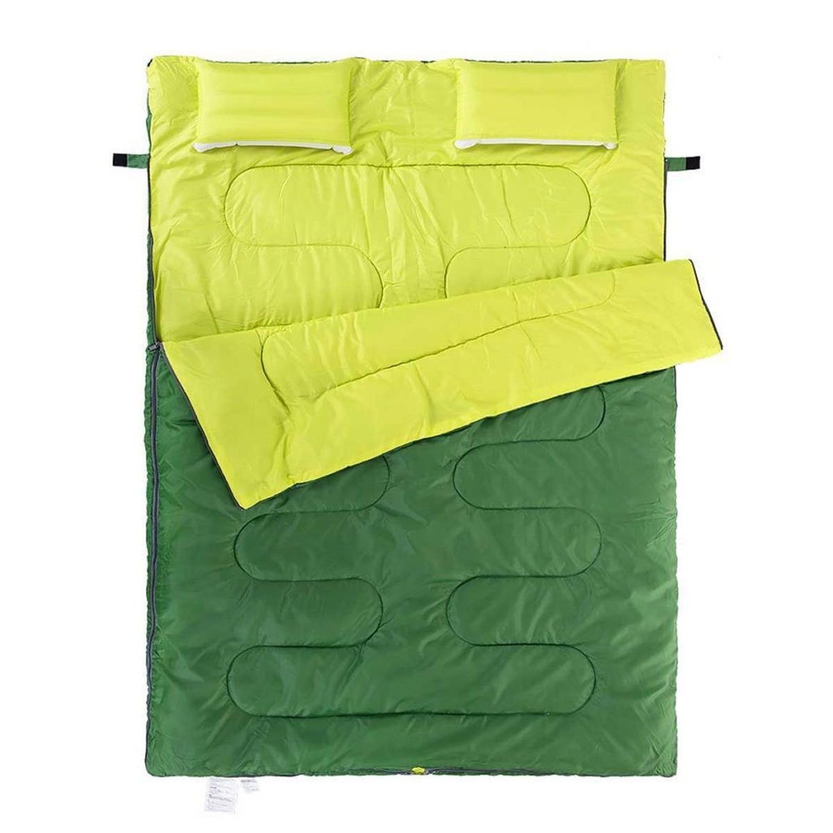 Naturehike Yastıklı Çift Kişilik Uyku Tulumu (Yeşil)