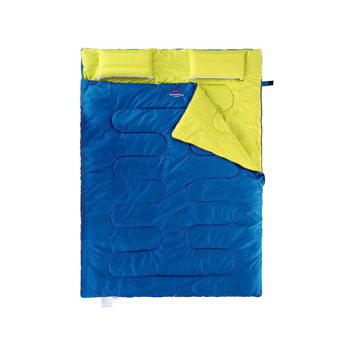 Naturehike Yastıklı Çift Kişilik Uyku Tulumu (Mavi)
