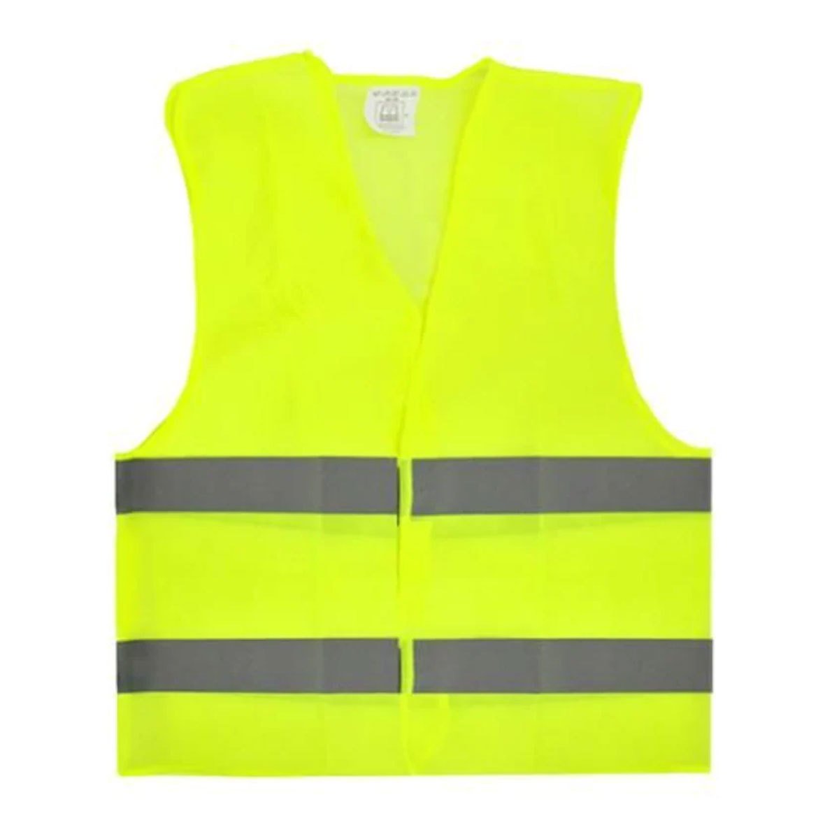 Fosforlu Reflektörlü İş Güvenliği İkaz Yeleği Sarı L-XL