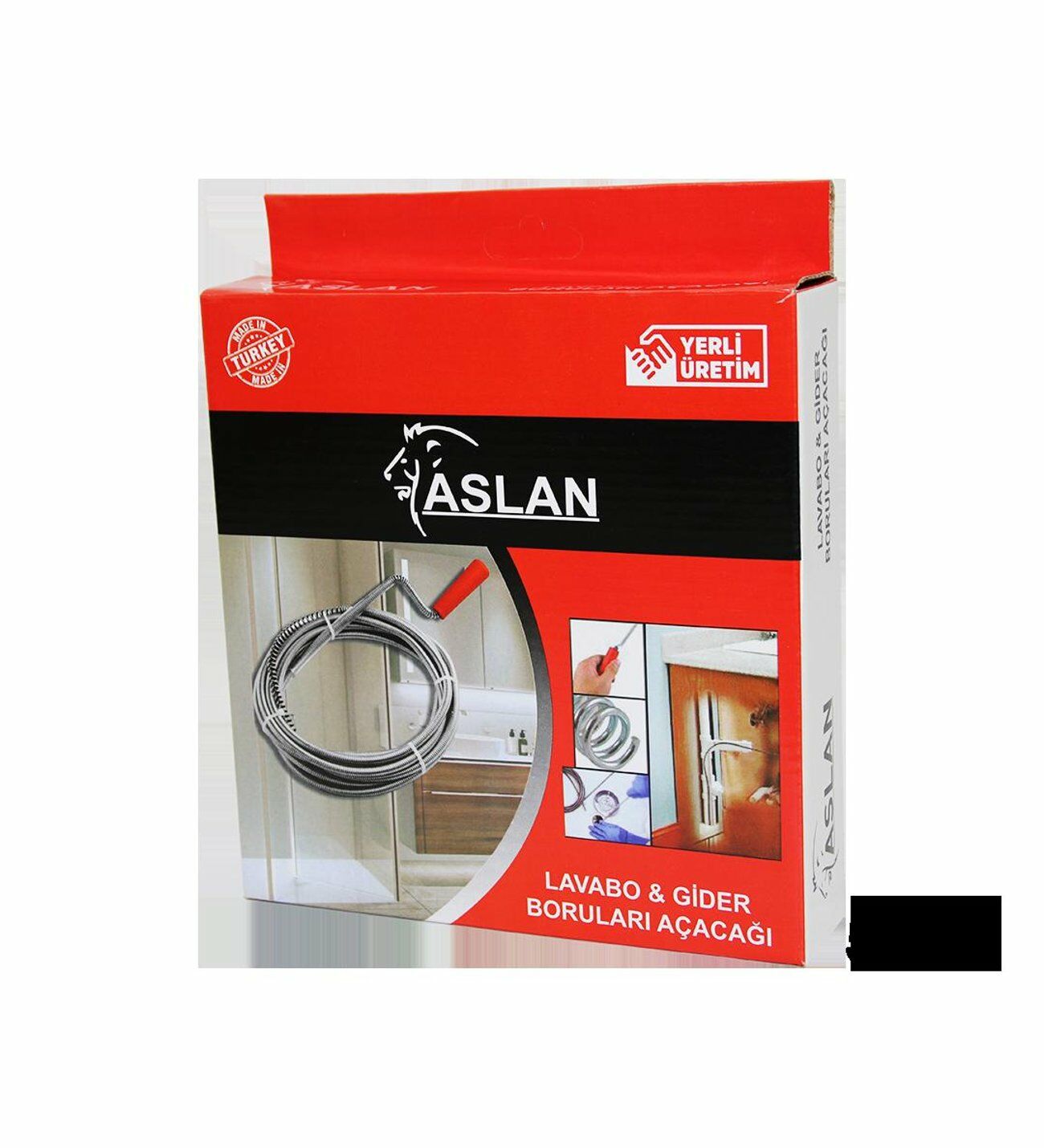 Aslan Lavabo Gider Boru Açacağı 3 metre