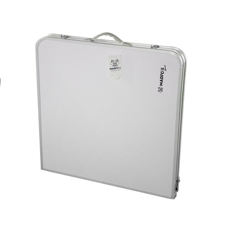 Madfax Nomad Duo Tabureli Katlanır Kamp Masası Seti Beyaz