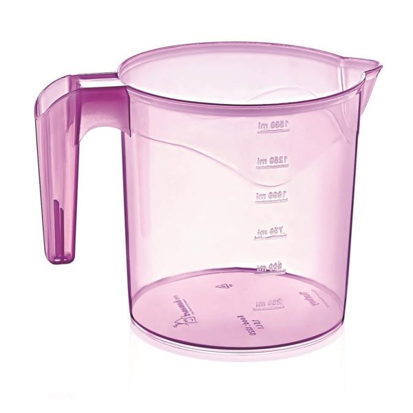 Homeart Şeffaf Plastik Yuvarlak Maşrapa 1,5lt