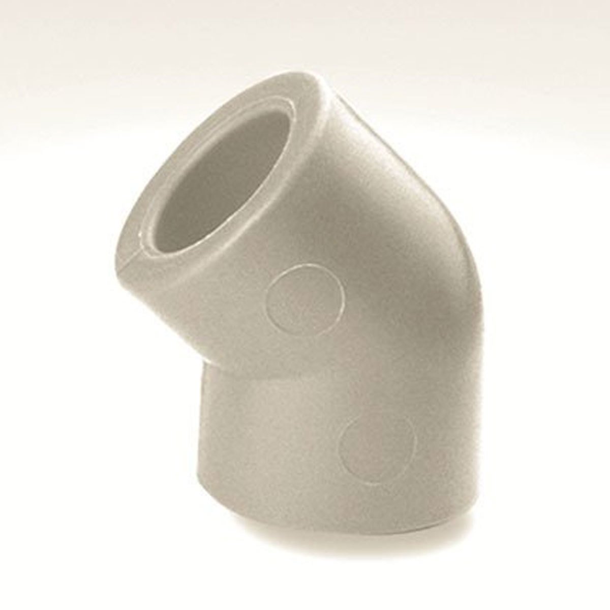 Dizayn PP-RC Yapıştırma Muflu 45° Dirsek 20mm (10 Adet)
