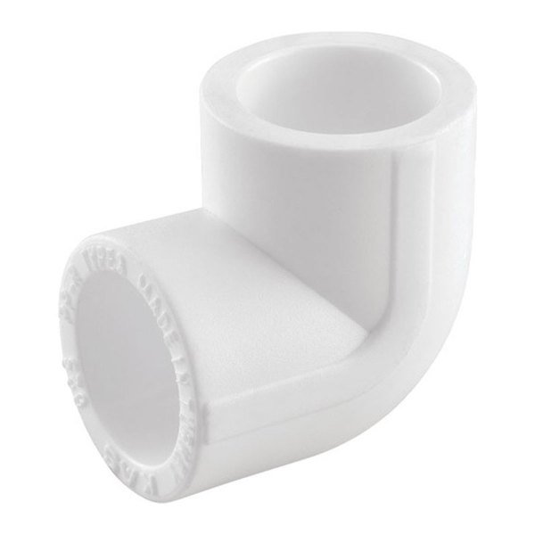 Dizayn PP-R80 Yapıştırma Muflu 90° Dirsek 25mm (10 Adet)