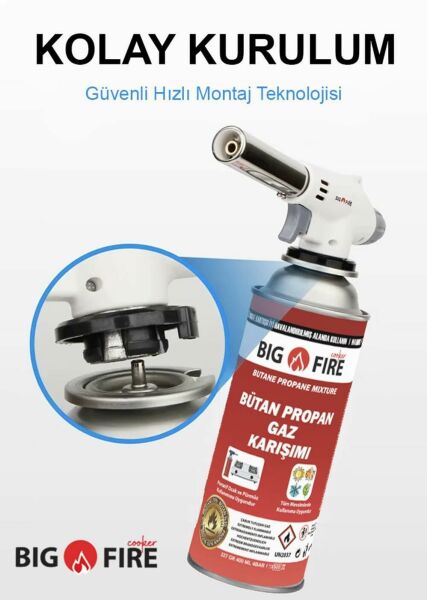 Big Fire Power Torch Çakmaklı Pürmüz