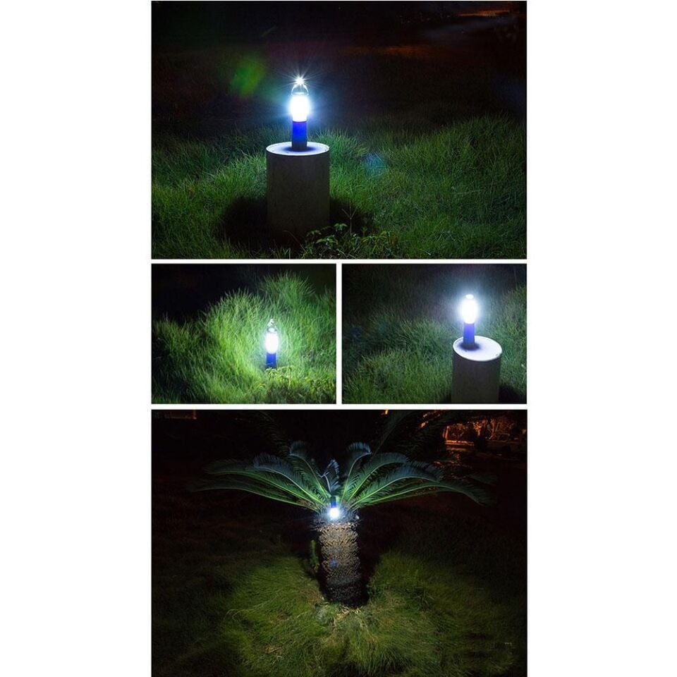 Naturehike 3in1 Multi Fonksiyonel Led Kamp Lambası - Turuncu