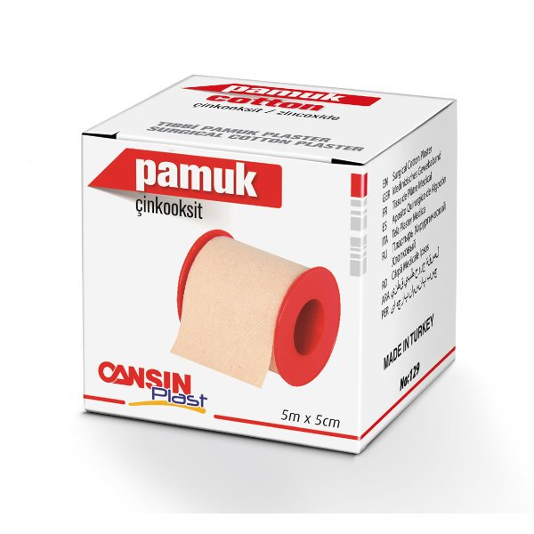 Pamuk Tıbbi Pamuk Plaster 2.5cm x 5m