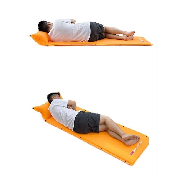 Naturehike Ultralight Şişme Kamp Matı 185*60*2.5 cm Sarı