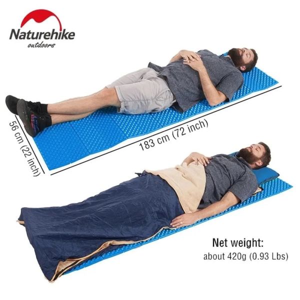 Naturehike Akordiyon Katlanır Kamp Matı Z Mat Mavi