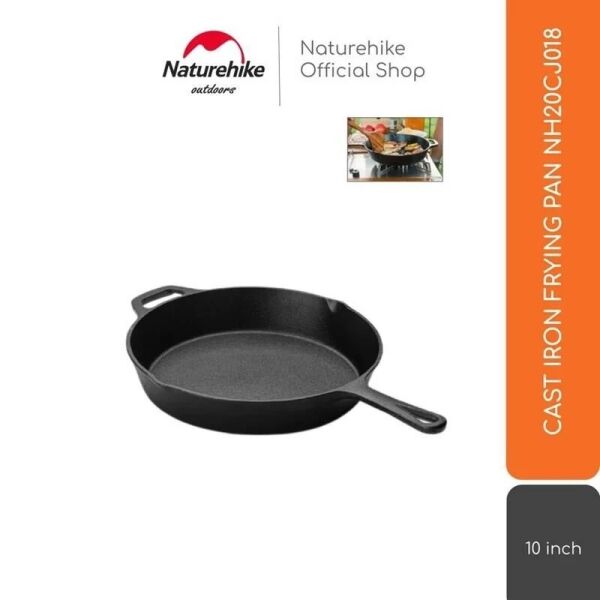 Naturehike Ultra Light Demir Döküm Tava 10 Inch 26 cm