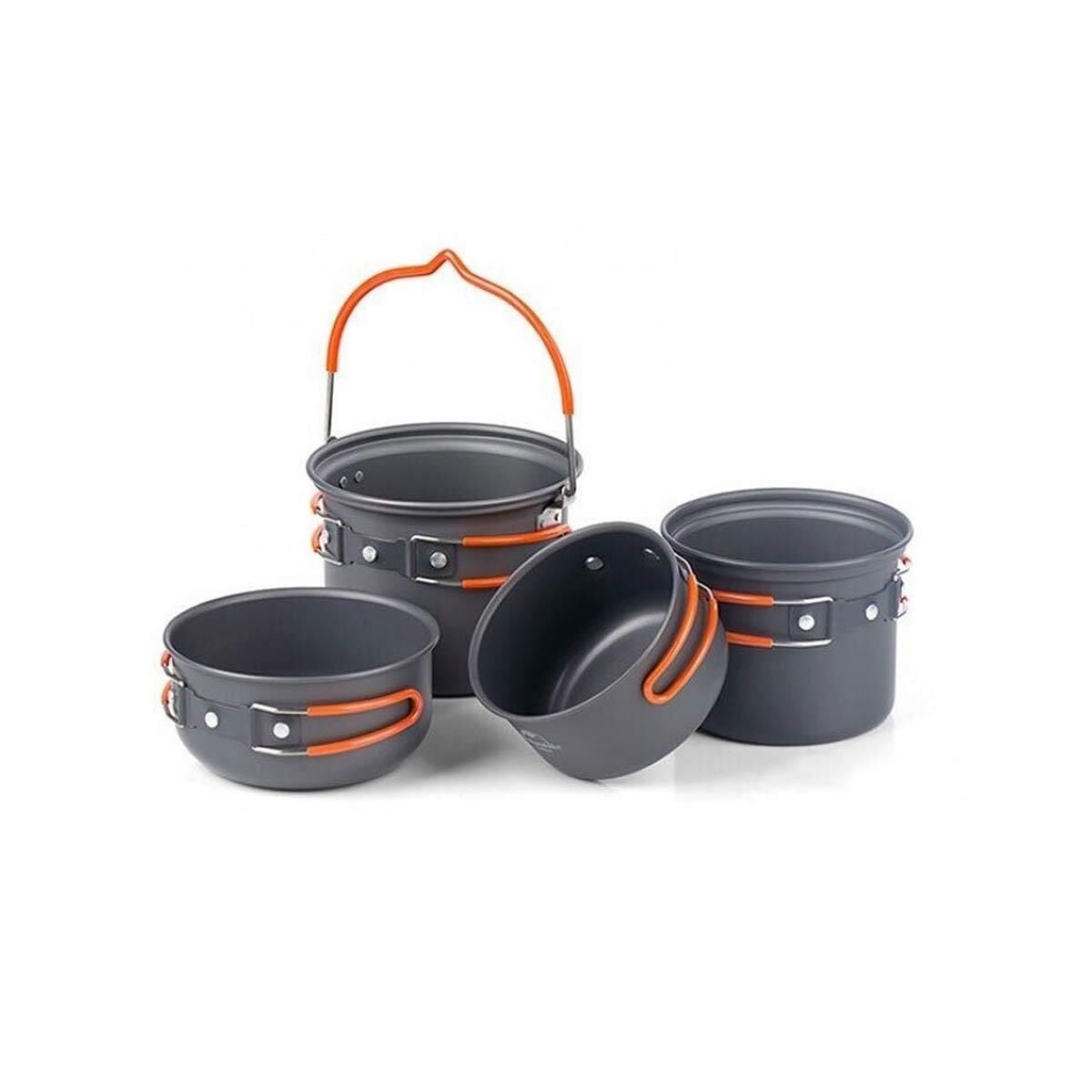 Naturehike 4in1 Ultralight 2-3 Kişilik Kamp Yemek Pişirme Seti