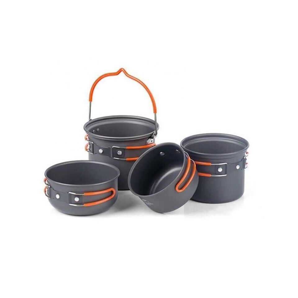 Naturehike 4in1 Ultralight 2-3 Kişilik Kamp Yemek Pişirme Seti