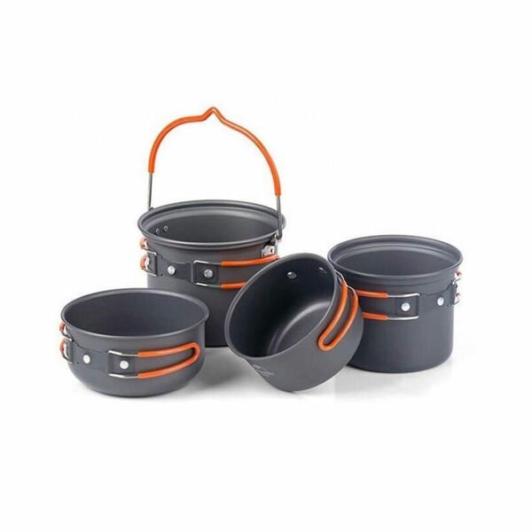 Naturehike 4in1 Ultralight 2-3 Kişilik Kamp Yemek Pişirme Seti