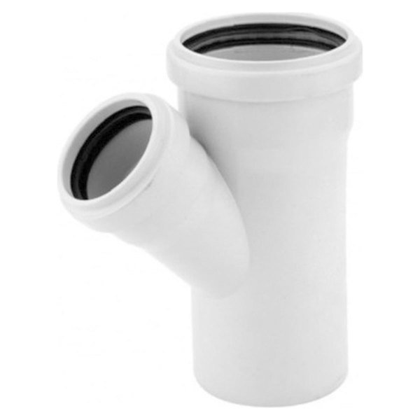 Berk Plastik PVC Pimaş Çatal Atıksu Boru Ekleme Parçaları 110x50