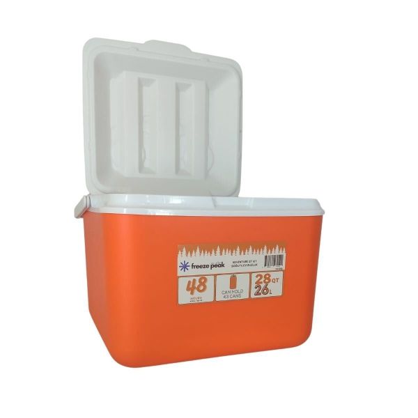 Freeze Peak 26 L Soğutucu Buzluk 28 QT Turuncu