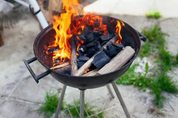 Madfox Cook Taşınabilir Kömür Barbekü Mangal Kırmızı