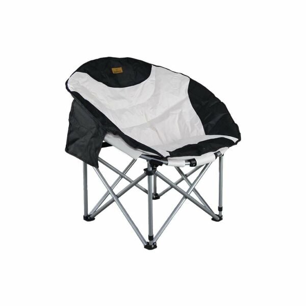 Madfox Moonchair Deluxe Katlanır Kamp Sandalyesi Siyah-Gri