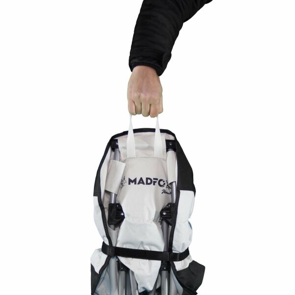 Madfox Moonchair Deluxe Katlanır Kamp Sandalyesi Siyah-Gri