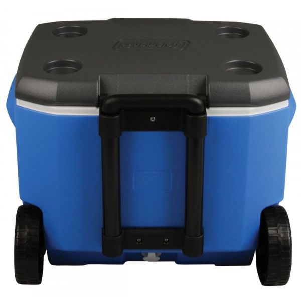 Coleman Performance Tri Coler Wheeled 60 QT Tekerlekli Soğutucu Buzluk 56 Lt Mavi