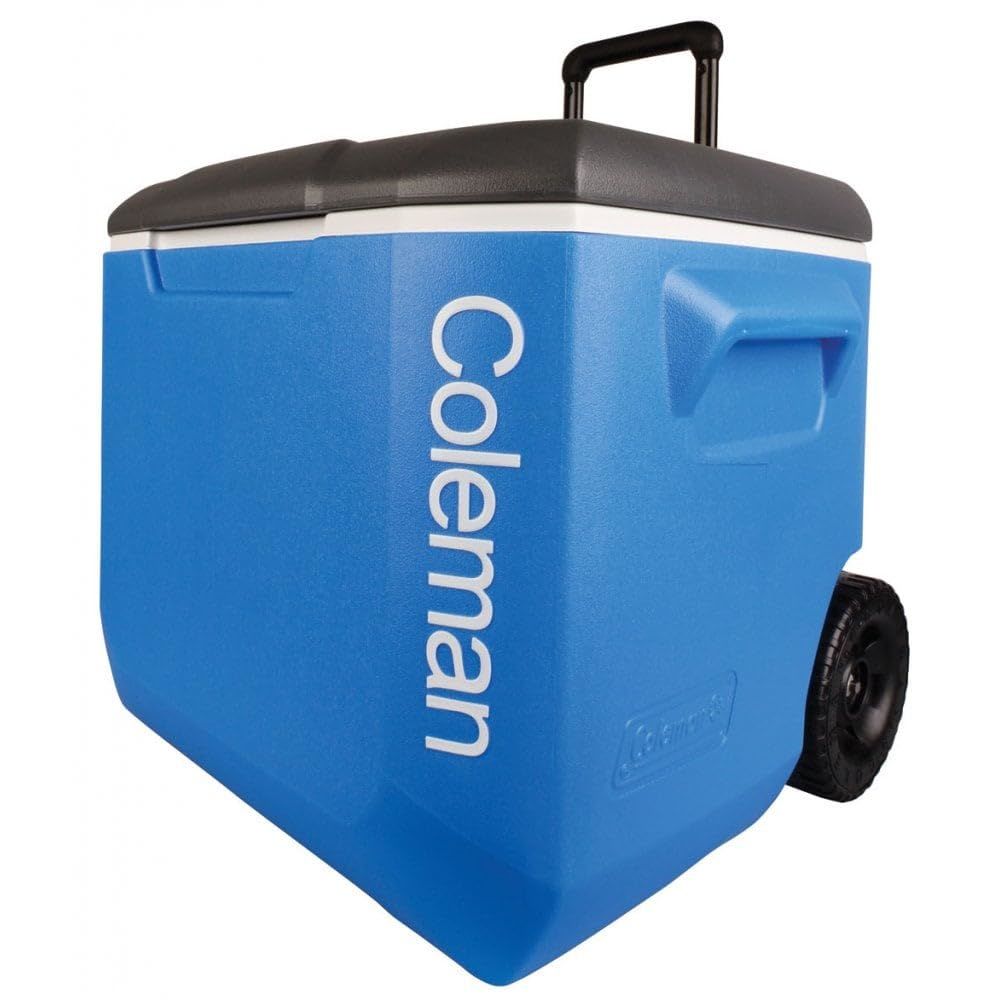 Coleman Performance Tri Coler Wheeled 60 QT Tekerlekli Soğutucu Buzluk 56 Lt Mavi