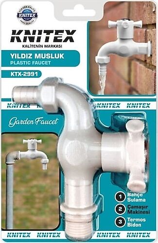 Kinetex Plastik Bahçe Musluğu