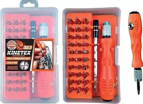 Kinetex Bits Uçlu Tornavida Seti (30 Uç)