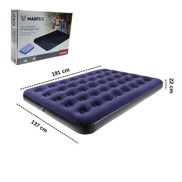 Madfox Tritech Luftbett Çift Kişilik Şişme Yatak 191*137 cm