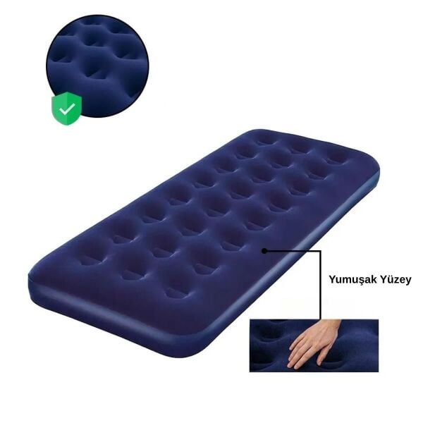 Madfox Tritech Luftbett Tek Kişilik Şişme Yatak 188*73 cm