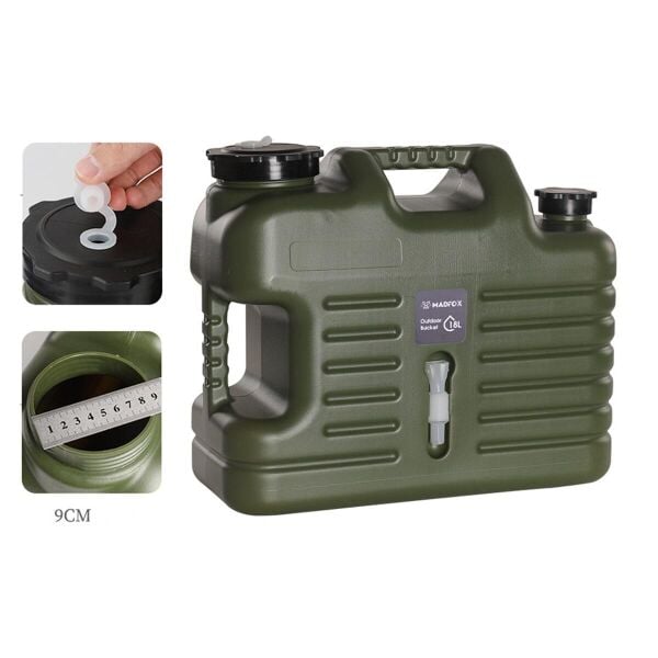 Madfox Galon Air PE Musluklu Su Bidonu 18 L