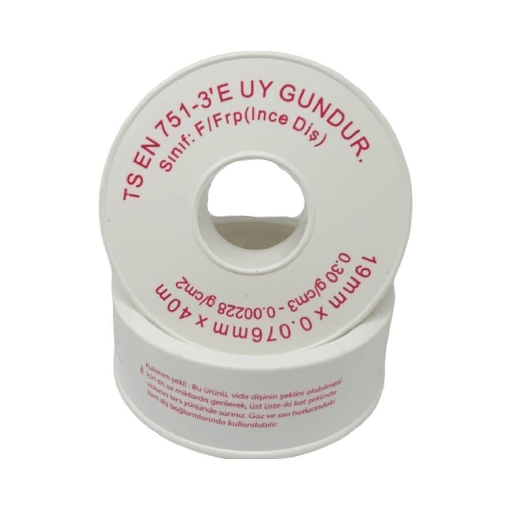 BYZ-SU Teflon Bant 19mm x 0.076mm x 40m 0.30g