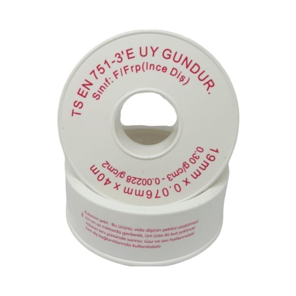 BYZ-SU Teflon Bant 19mm x 0.076mm x 40m 0.30g