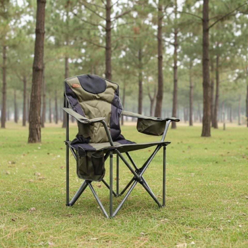 Madfox AlphaBack R108 Katanır Kamp Sandalyesi Shadow Moss