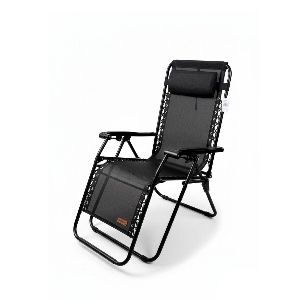 Madfox EasyRest Katlanır Şezlong Sandalye Siyah