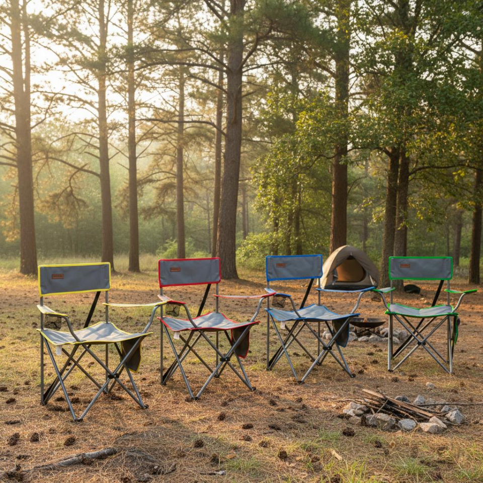 Madfox TrekMate Strap Katlanır Outdoor Koltuk Mavi