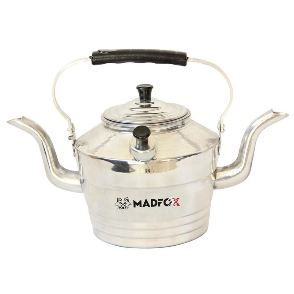 Madfox Çift Taraflı Alüminyum Çaydanlık Nº22 Süzgeçli Demlik - Renksiz