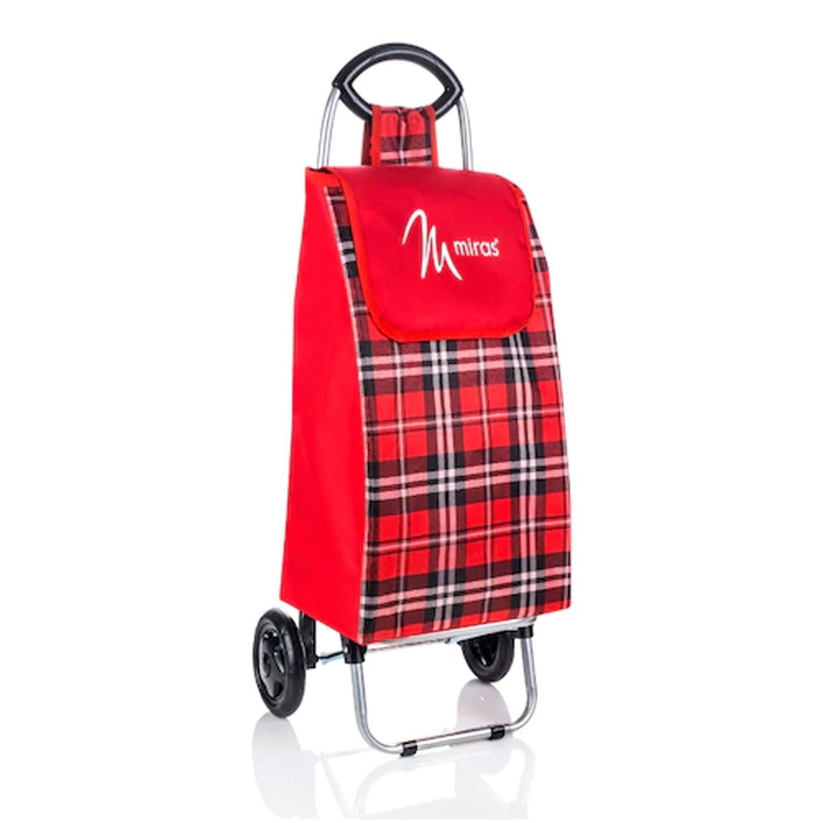 M106 Ekose Klasik Pazar Arabası KIRMIZI