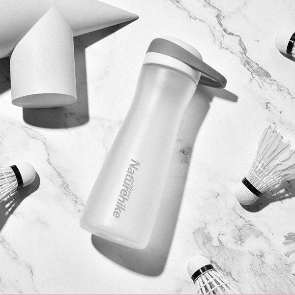 Naturehike Ultralight Portable Sport Tritan Su Şişesi 600 ML (Beyaz)
