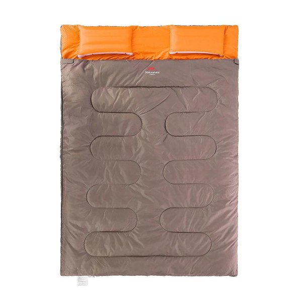 Naturehike Yastıklı Çift Kişilik Uyku Tulumu (Turuncu)