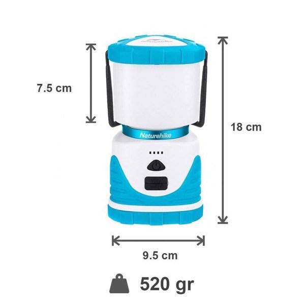 Naturehike Multi-Fonksiyonel Kamp Lambası (Mavi)