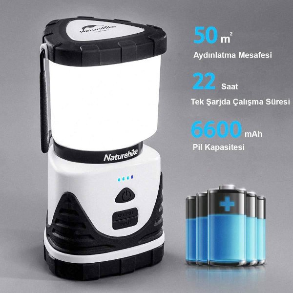 Naturehike Multi-Fonksiyonel Kamp Lambası (Mavi)