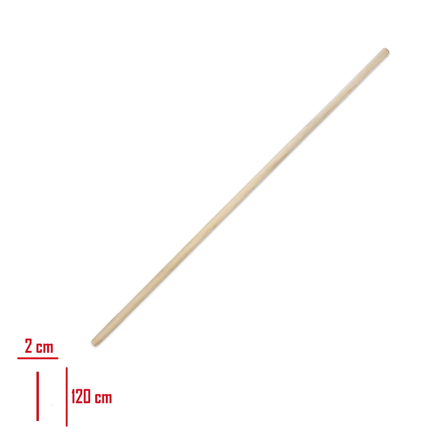 Ahşap Fırça Sapı Çam 120 cm