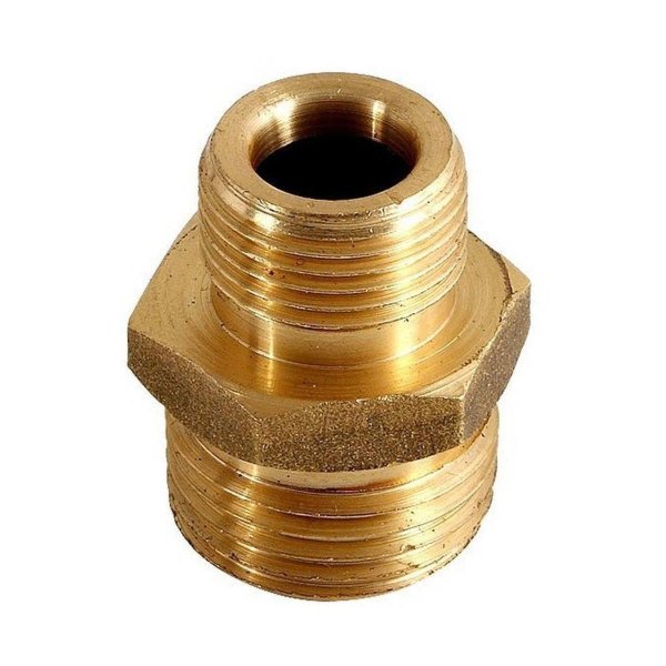 Pirinç Sarı Orantılı Nipel 1/2 - 3/4