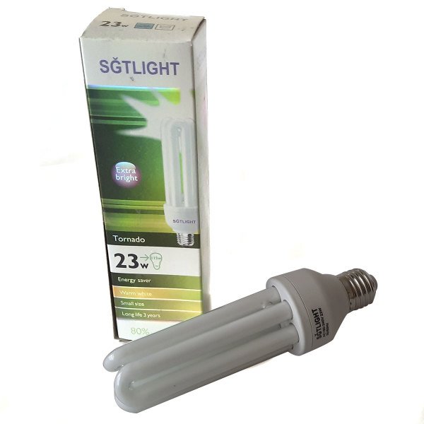 SĞT Light Enerji Tasarruflu 23W Beyaz Işık Ampul 4 Adet