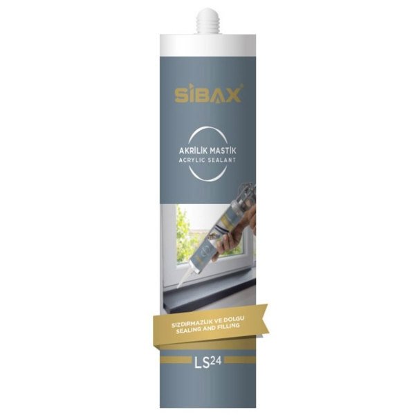 Sibax Akrilik Mastik LS24 450gr Beyaz