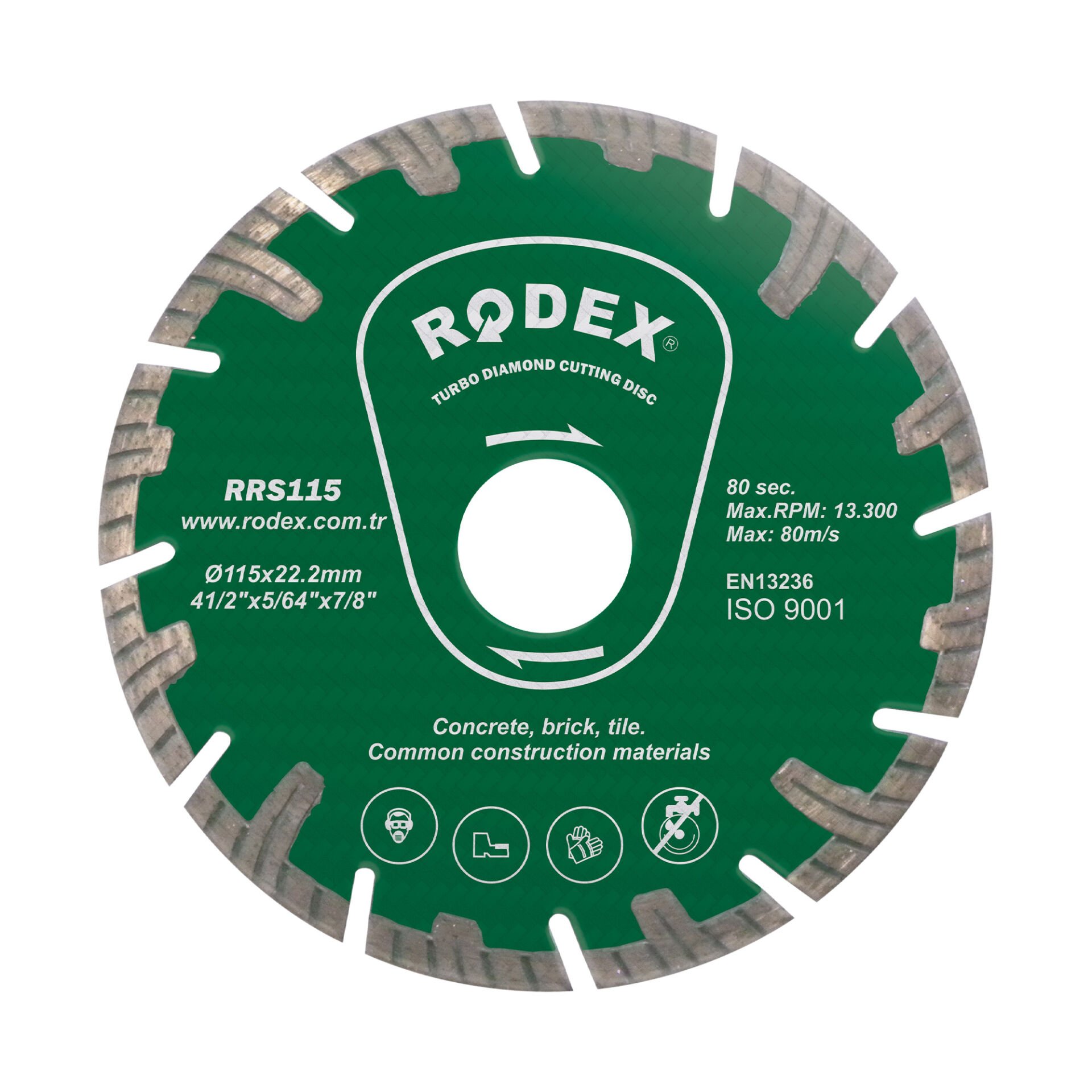 Rodex Elmas Kesici Turbo Uzun Segment